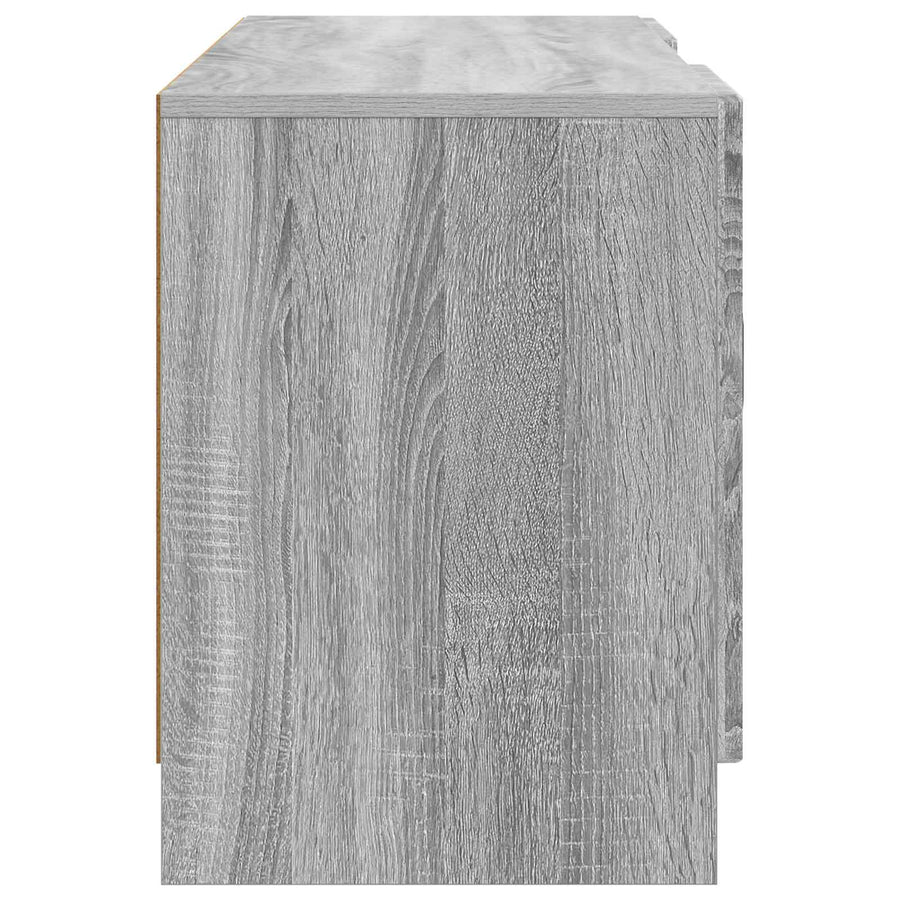 TV-kast Grijs sonoma 102 x 34,5 x 47 cm Bewerkt hout