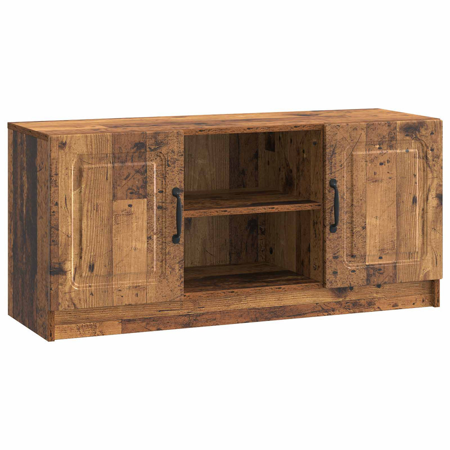 TV-kast Oud hout 102 x 34,5 x 47 cm Bewerkt hout