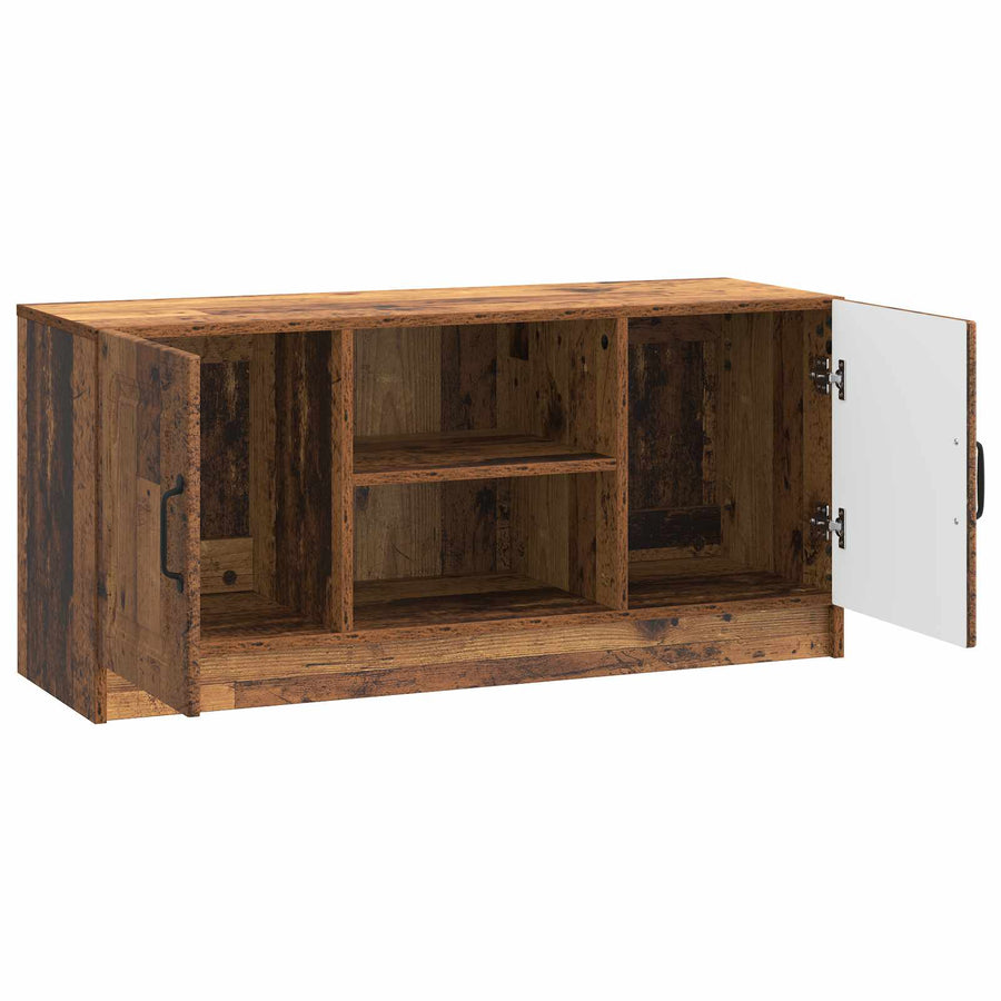 TV-kast Oud hout 102 x 34,5 x 47 cm Bewerkt hout