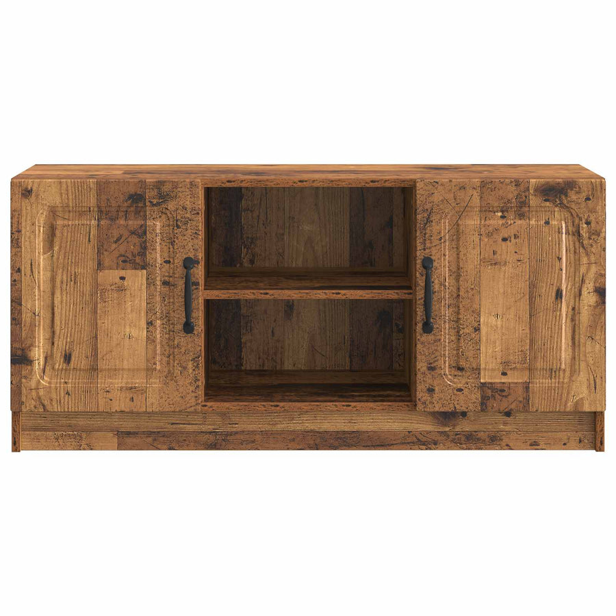 TV-kast Oud hout 102 x 34,5 x 47 cm Bewerkt hout