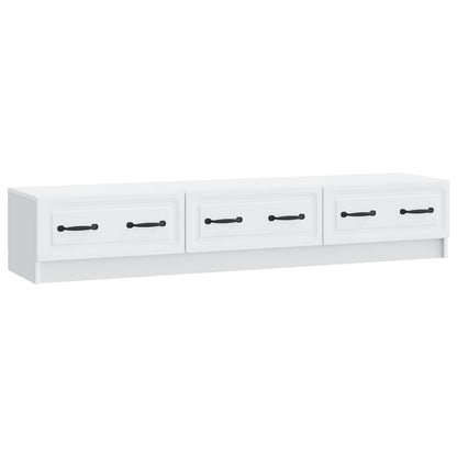TV-kast met lade Wit 147 x 34,5 x 27 cm Bewerkt hout