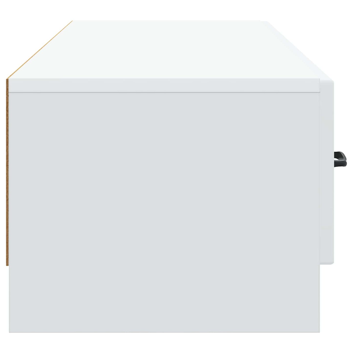 TV-kast met lade Wit 147 x 34,5 x 27 cm Bewerkt hout