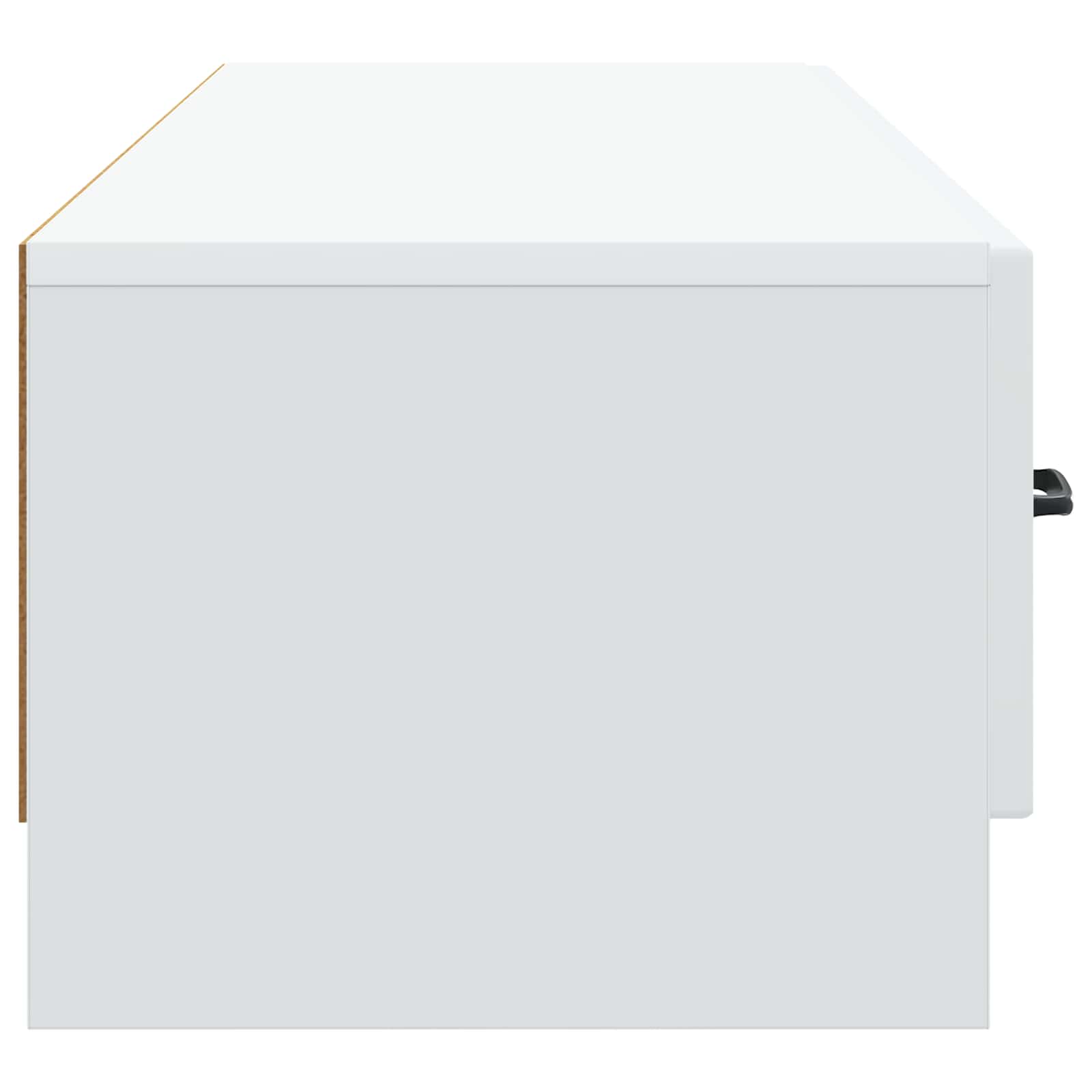 TV-kast met lade Wit 147 x 34,5 x 27 cm Bewerkt hout