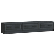Tv-kast 147x34,5x27 cm zwart bewerkt hout