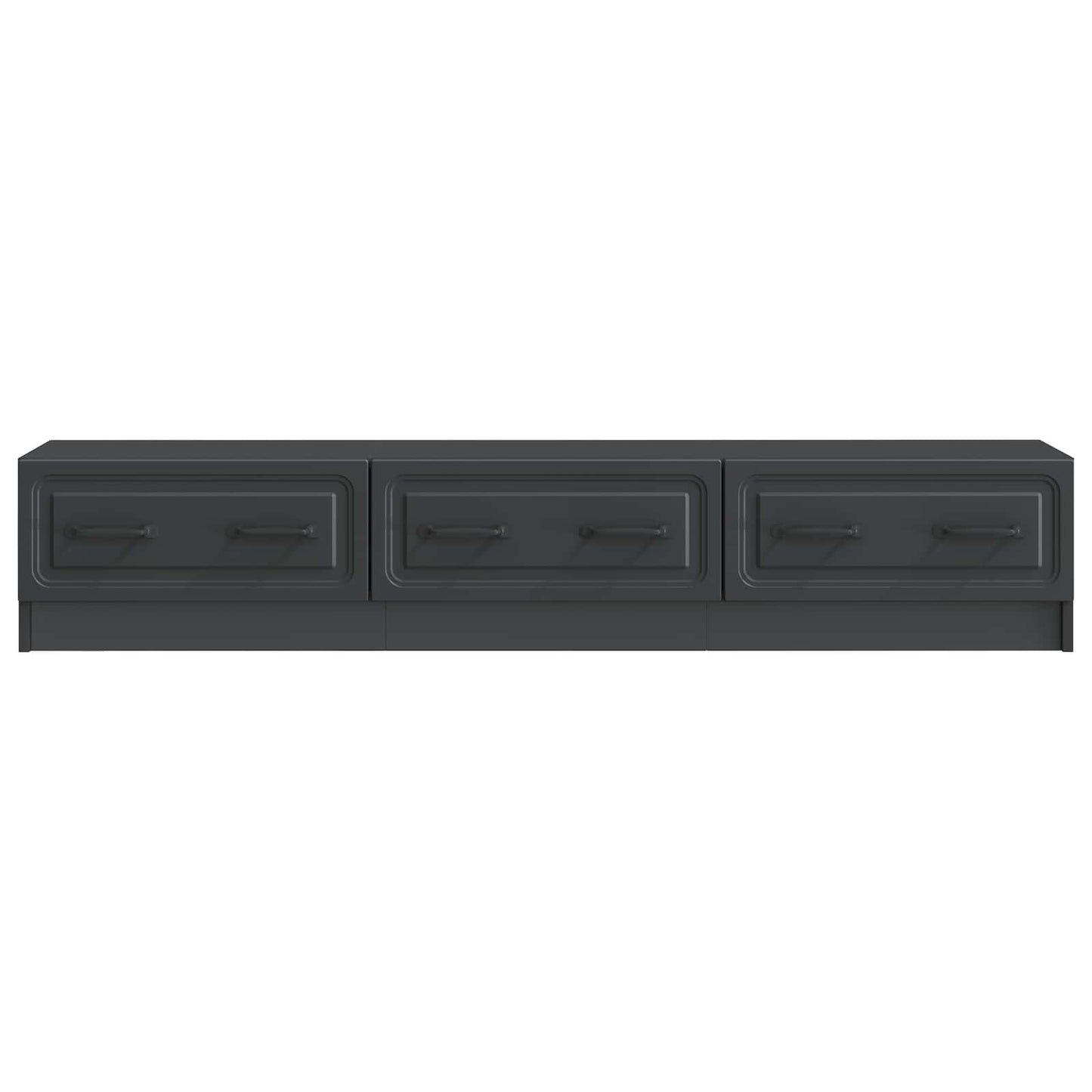 TV-kast met lade Zwart 147 x 34,5 x 27 cm Bewerkt hout
