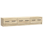TV-kast 147x34,5x27 cm Sonoma eiken 3 laden