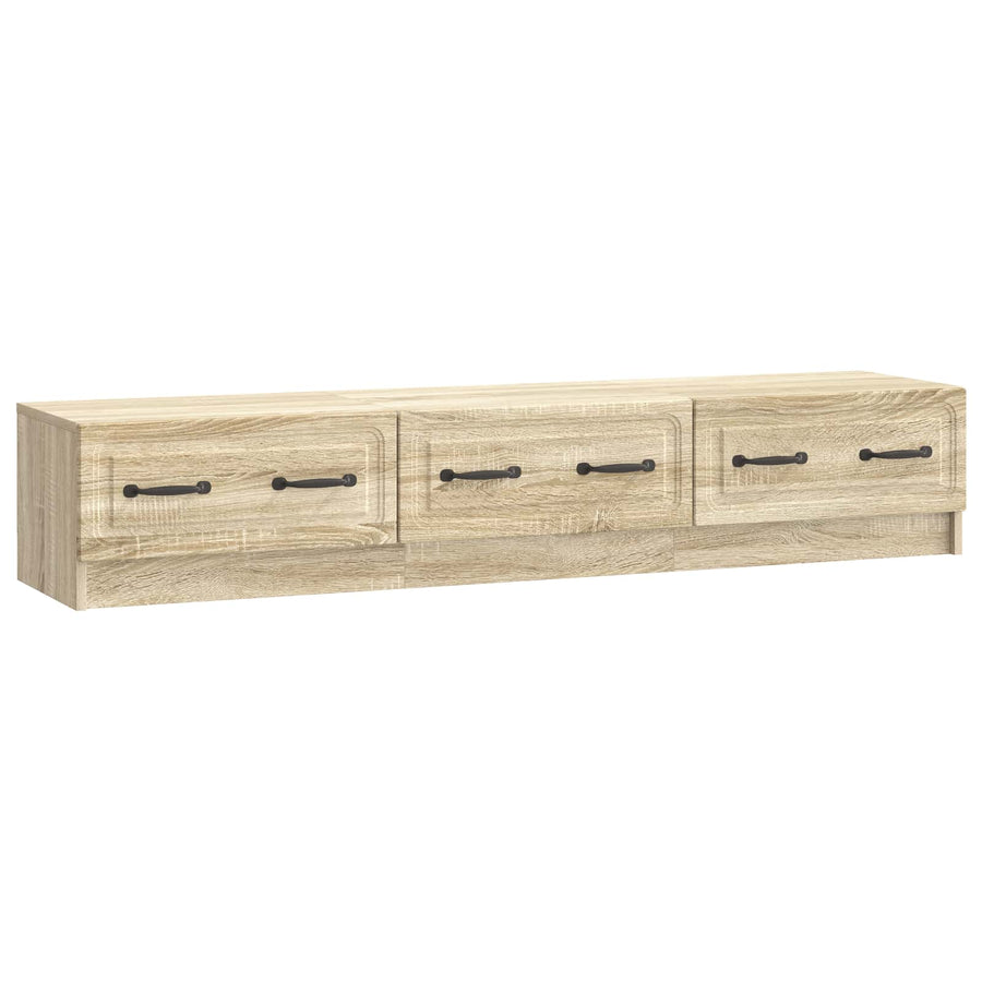 TV-kast met lade Sonoma Eiken 147 x 34,5 x 27 cm Bewerkt hout