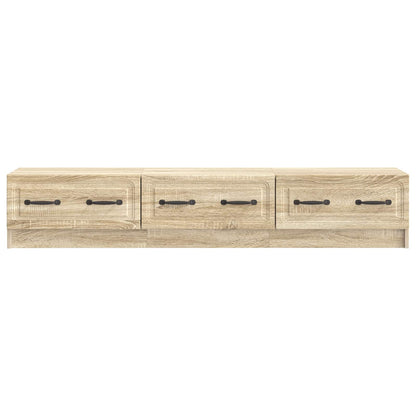 TV-kast met lade Sonoma Eiken 147 x 34,5 x 27 cm Bewerkt hout