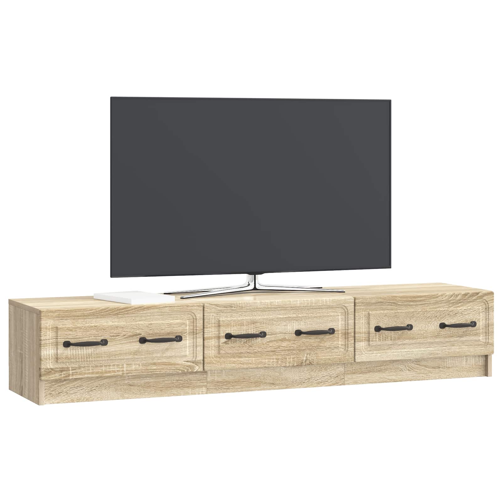 TV-kast met lade Sonoma Eiken 147 x 34,5 x 27 cm Bewerkt hout