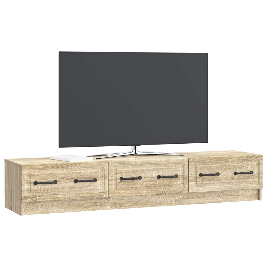 TV-kast met lade Sonoma Eiken 147 x 34,5 x 27 cm Bewerkt hout