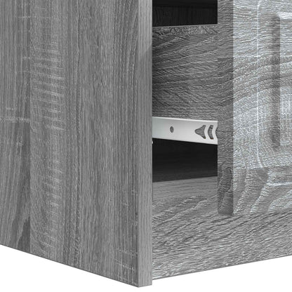 TV-kast met lade Grijs sonoma 147 x 34,5 x 27 cm Bewerkt hout