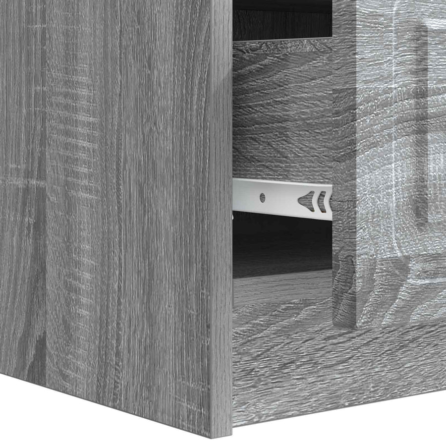 TV-kast met lade Grijs sonoma 147 x 34,5 x 27 cm Bewerkt hout