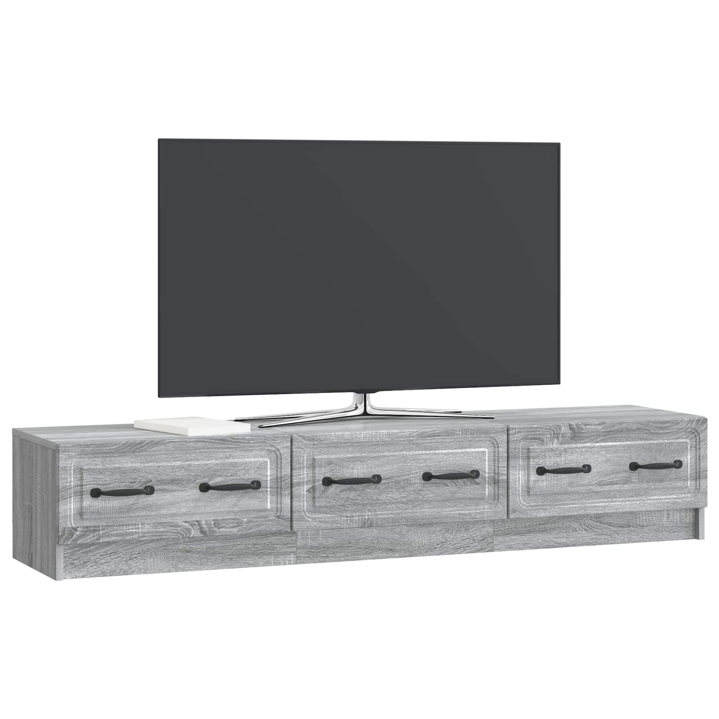 TV-kast met lade Grijs sonoma 147 x 34,5 x 27 cm Bewerkt hout