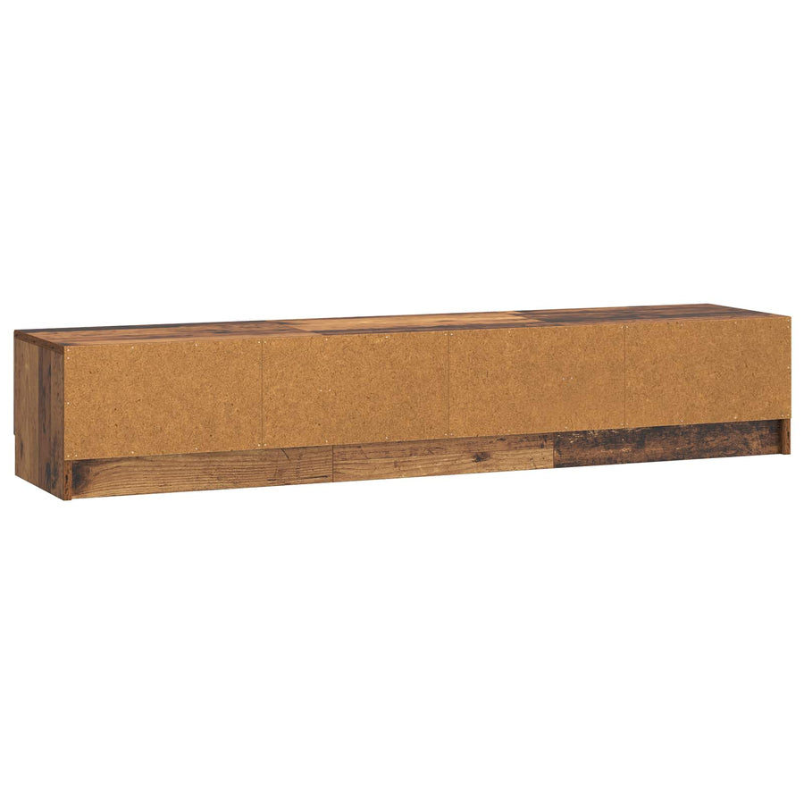 TV-kast met lade Oud hout 147 x 34,5 x 27 cm Bewerkt hout