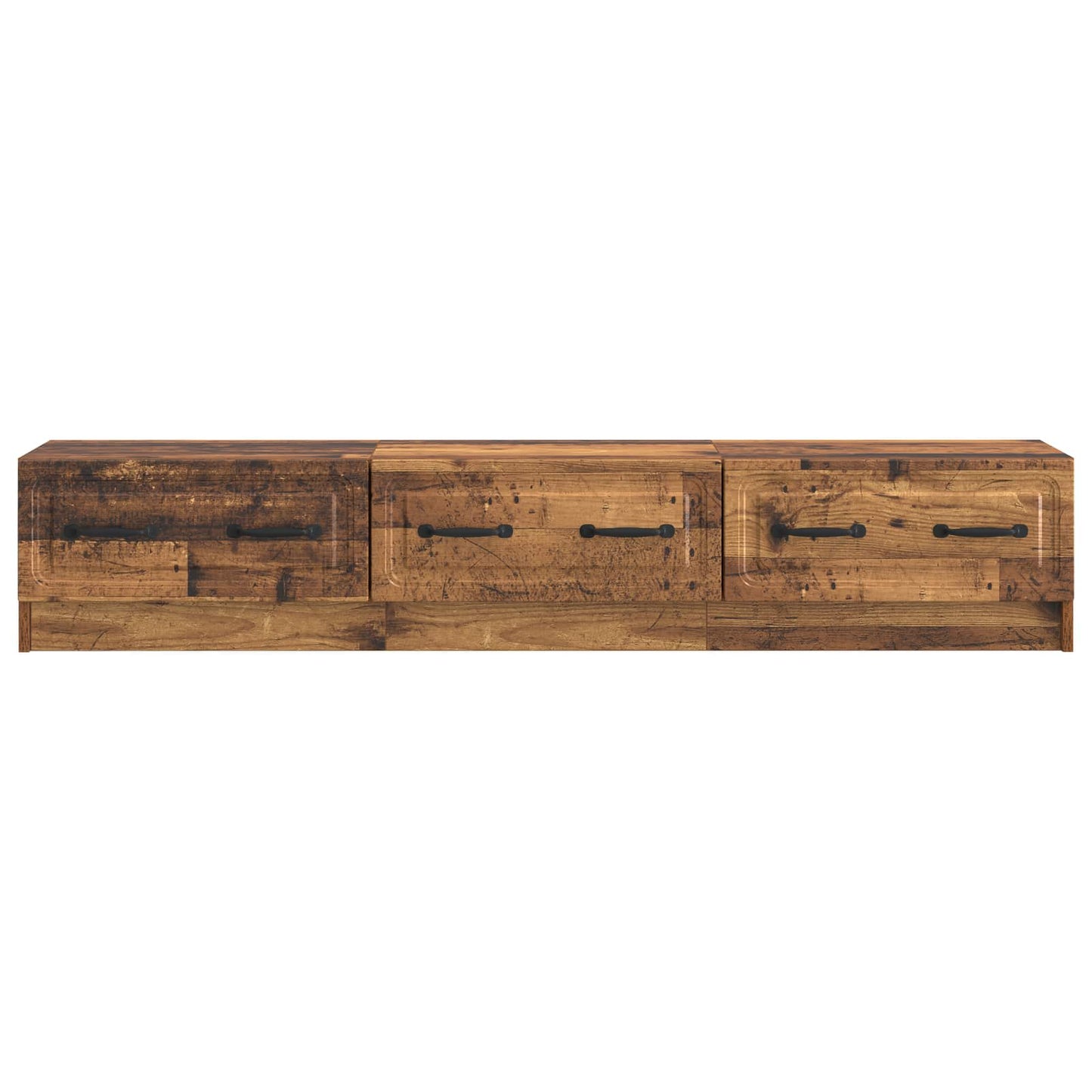 TV-kast met lade Oud hout 147 x 34,5 x 27 cm Bewerkt hout