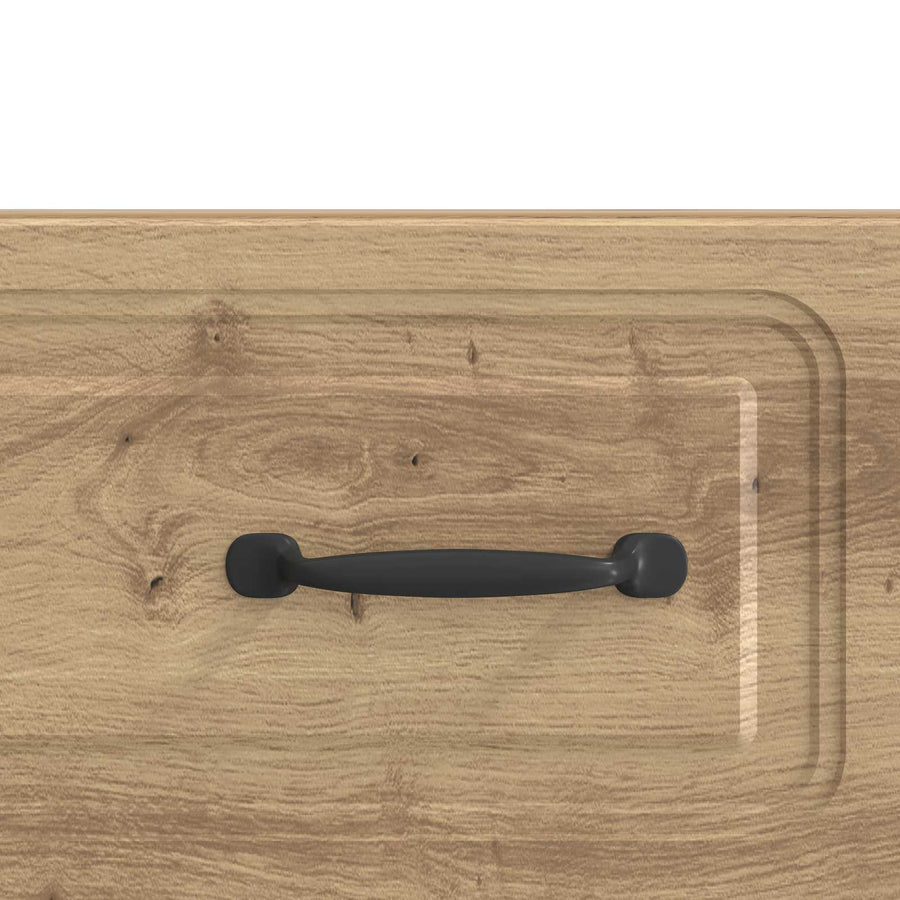 TV-kast Artisanaal eiken 147 x 34,5 x 27 cm Bewerkt hout