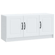 TV-kast 99x34.5x47 cm wit bewerkt hout