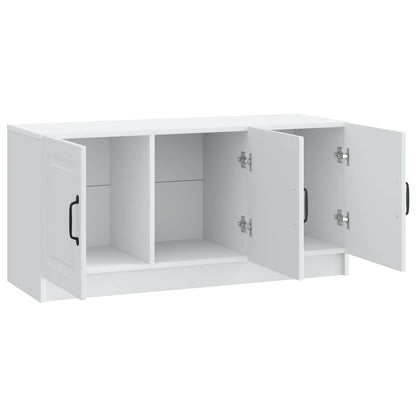 TV-kast Wit 99 x 34,5 x 47 cm Bewerkt hout
