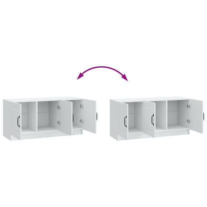 TV-kast Wit 99 x 34,5 x 47 cm Bewerkt hout