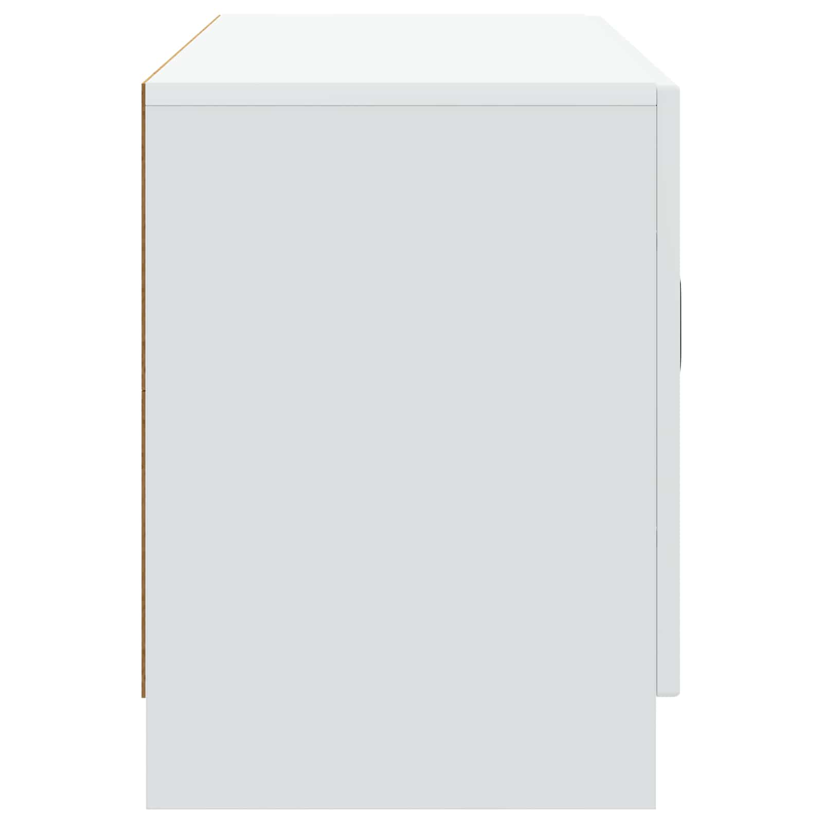 TV-kast Wit 99 x 34,5 x 47 cm Bewerkt hout