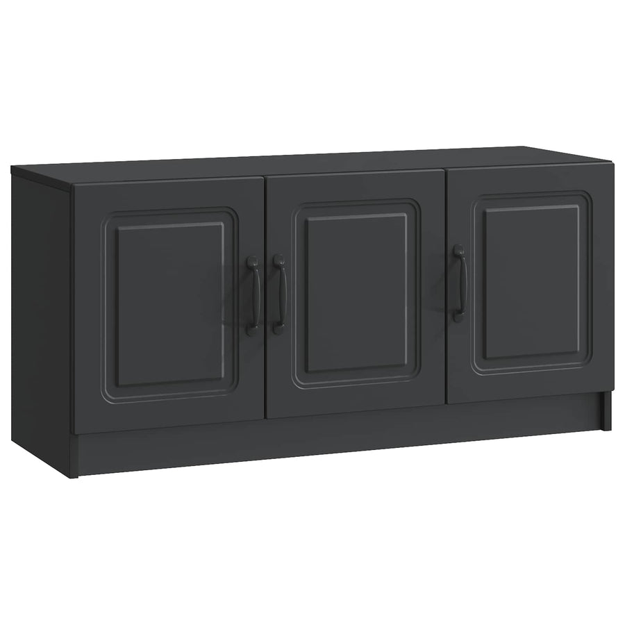 TV-kast Zwart 99 x 34,5 x 47 cm Bewerkt hout