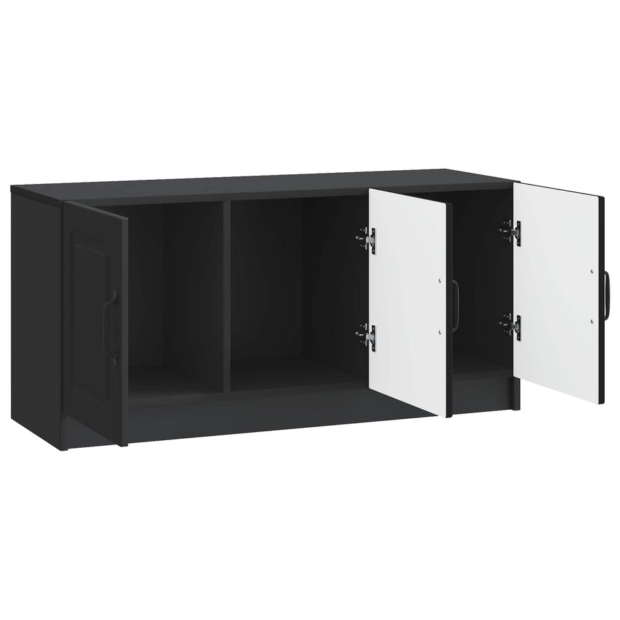TV-kast Zwart 99 x 34,5 x 47 cm Bewerkt hout