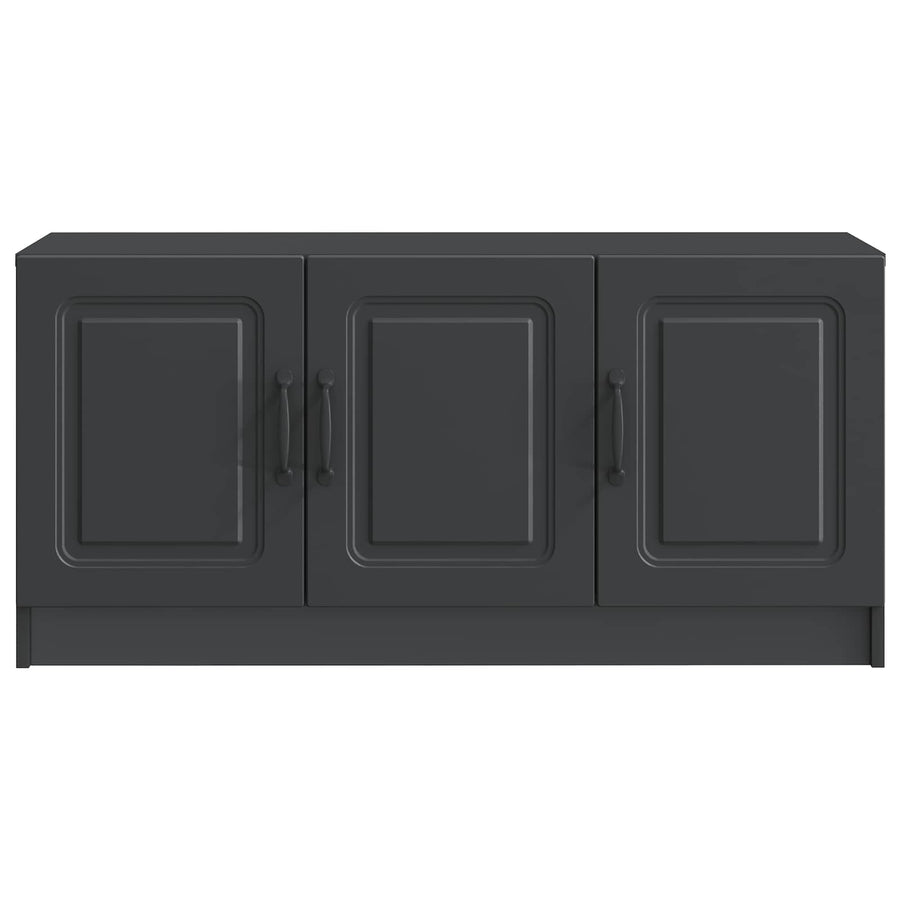 TV-kast Zwart 99 x 34,5 x 47 cm Bewerkt hout