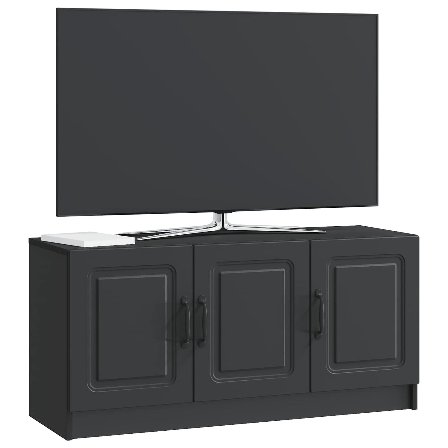 TV-kast Zwart 99 x 34,5 x 47 cm Bewerkt hout
