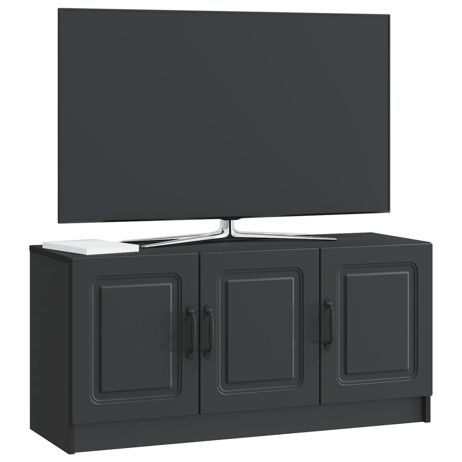 TV-kast Zwart 99 x 34,5 x 47 cm Bewerkt hout