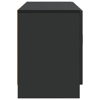 TV-kast Zwart 99 x 34,5 x 47 cm Bewerkt hout