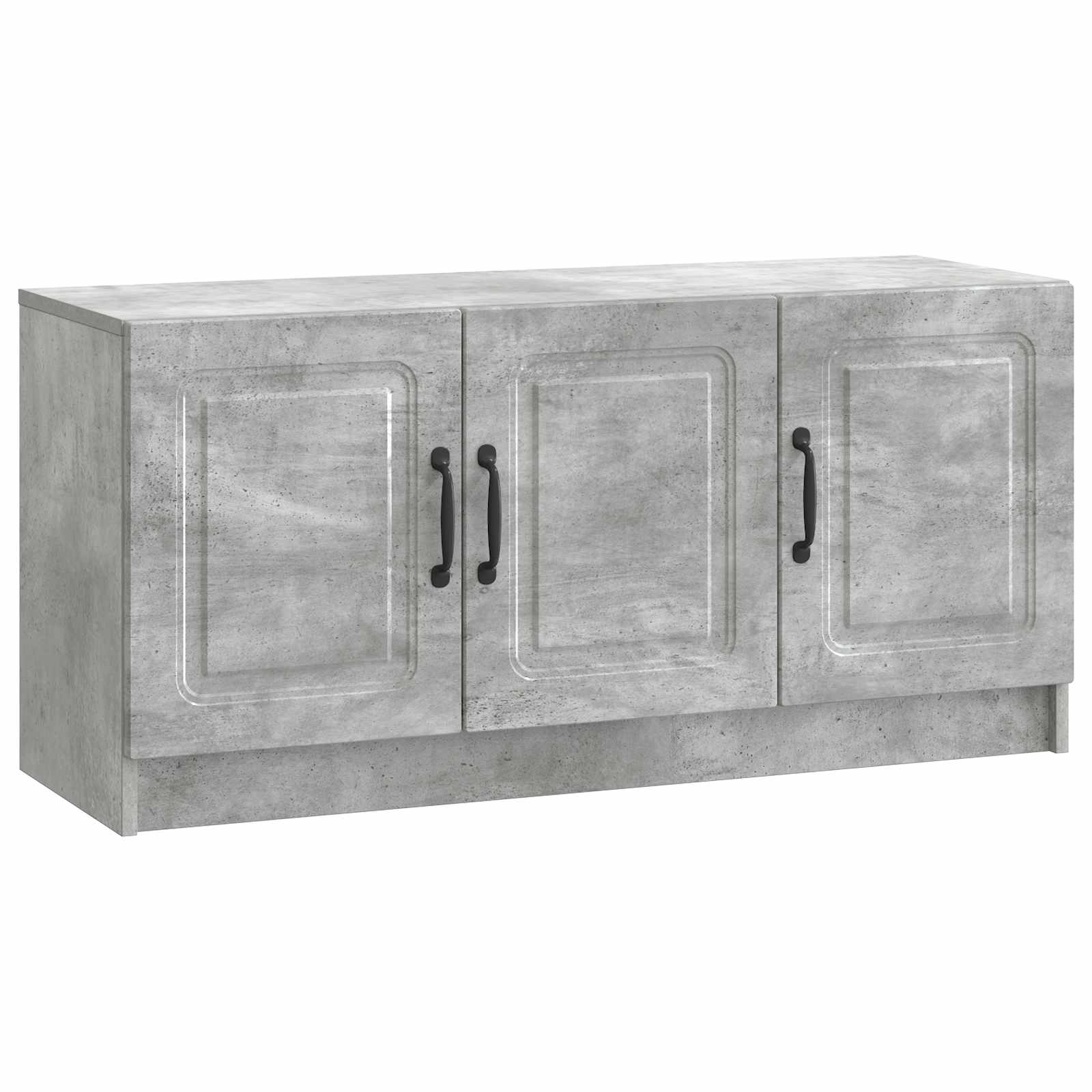 TV-kast Betongrijs 99 x 34,5 x 47 cm Bewerkt hout
