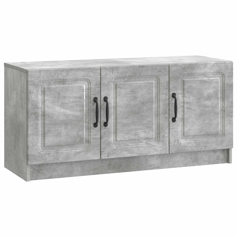 TV-kast Betongrijs 99 x 34,5 x 47 cm Bewerkt hout