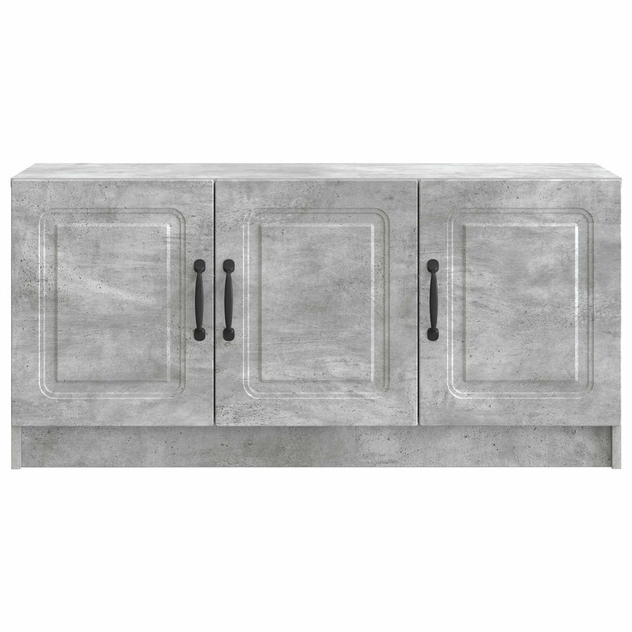 TV-kast Betongrijs 99 x 34,5 x 47 cm Bewerkt hout