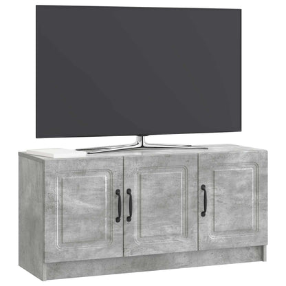 TV-kast Betongrijs 99 x 34,5 x 47 cm Bewerkt hout