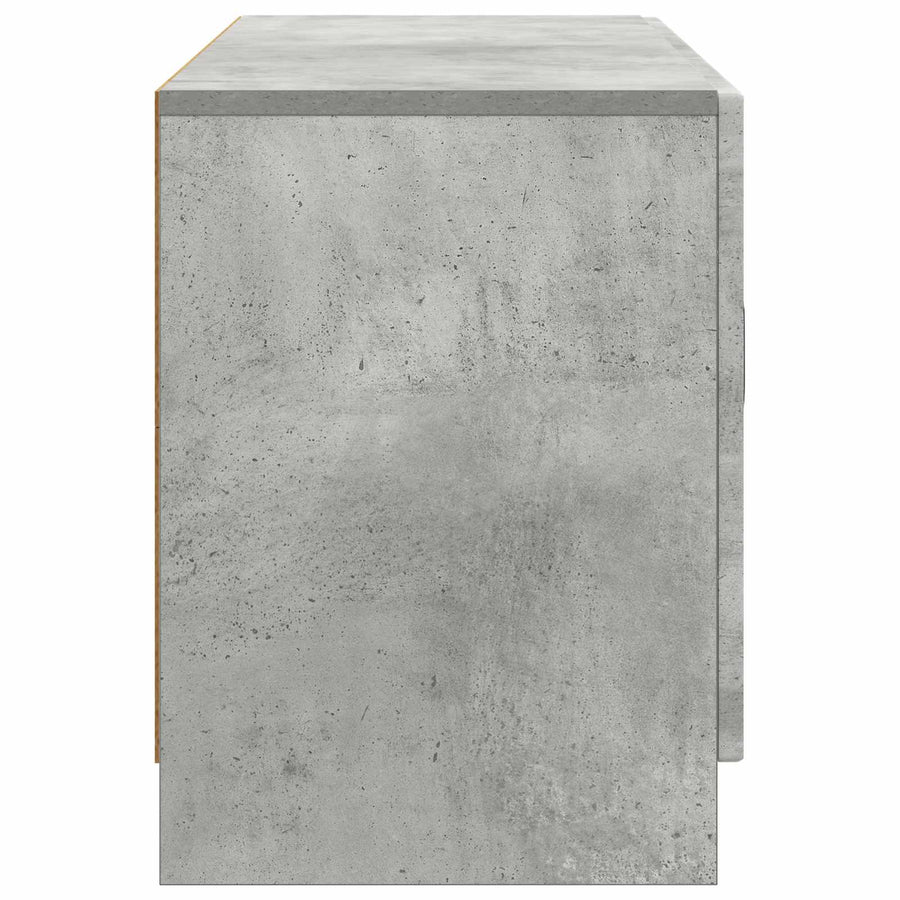 TV-kast Betongrijs 99 x 34,5 x 47 cm Bewerkt hout