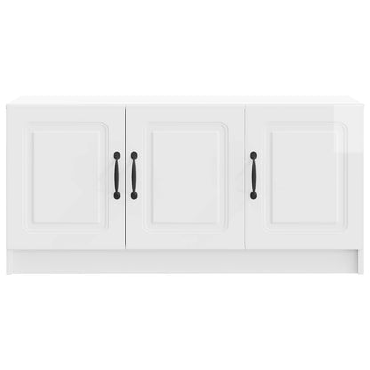 TV-kast Hoogglans Wit 99 x 34,5 x 47 cm Bewerkt hout