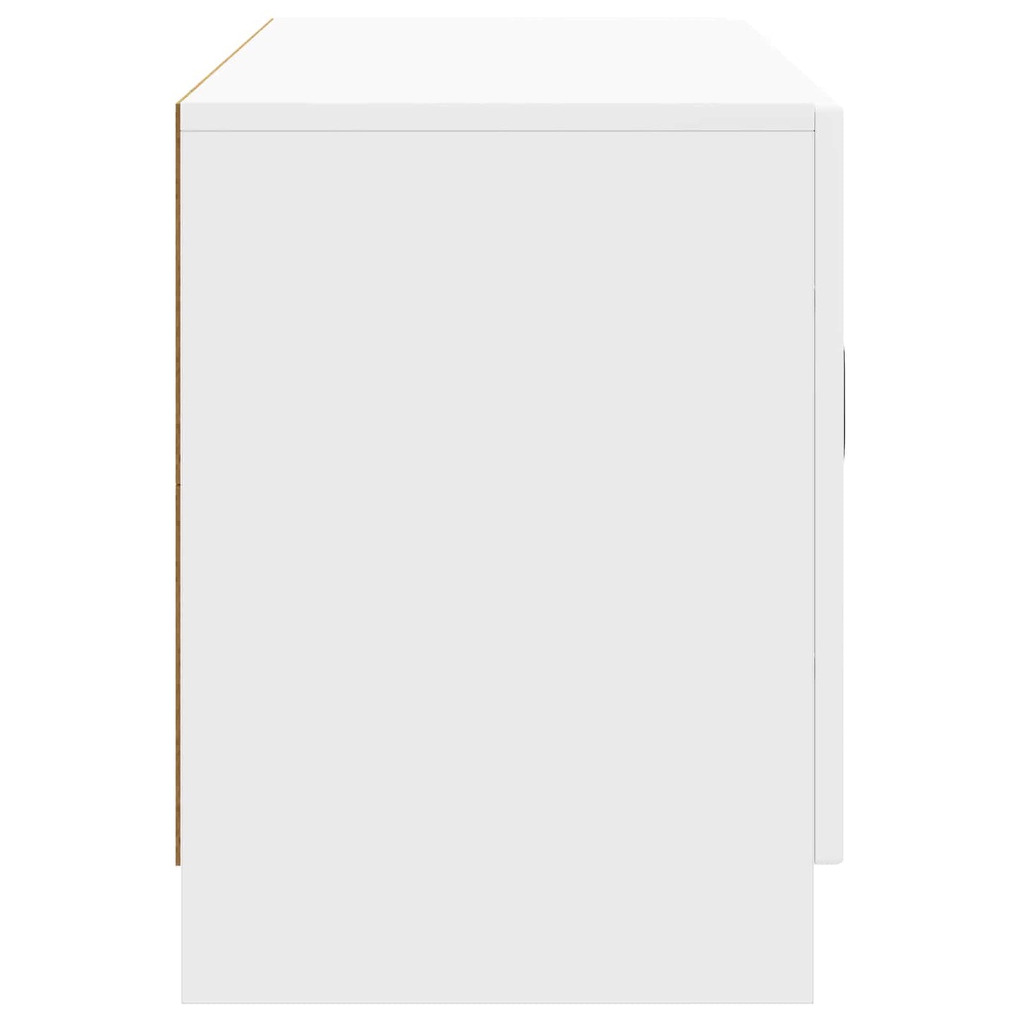 TV-kast Hoogglans Wit 99 x 34,5 x 47 cm Bewerkt hout