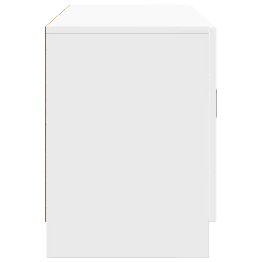 TV-kast Hoogglans Wit 99 x 34,5 x 47 cm Bewerkt hout