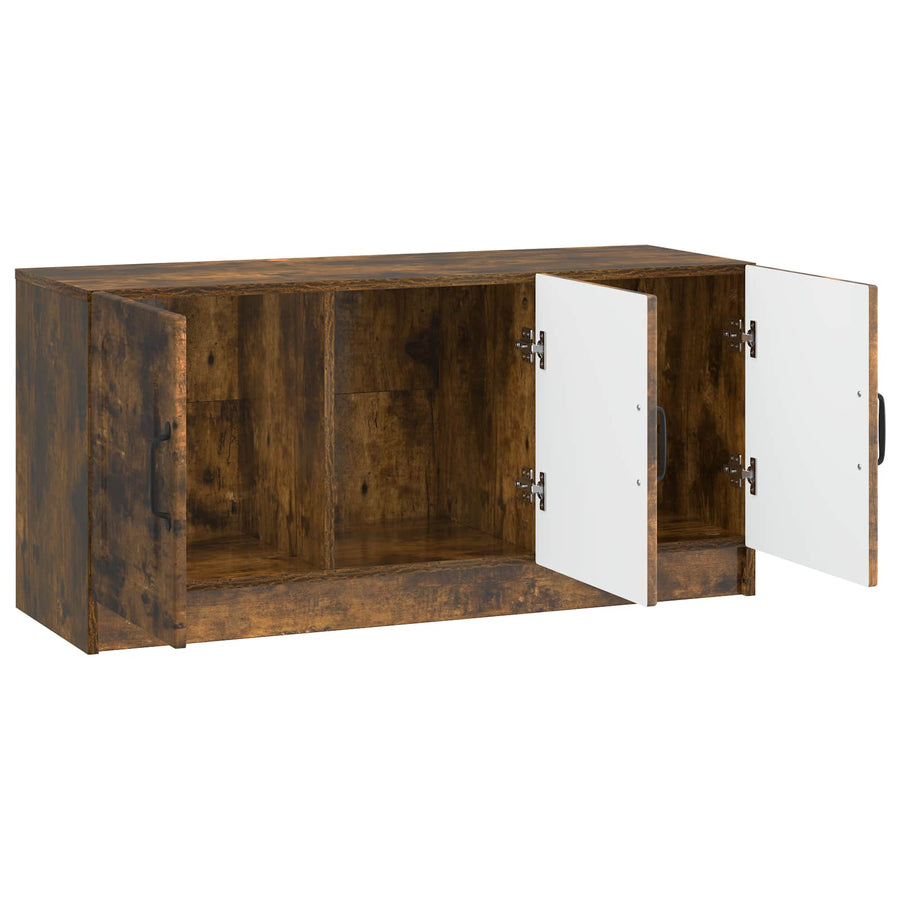 TV-kast Gerookt eiken 99 x 34,5 x 47 cm Bewerkt hout
