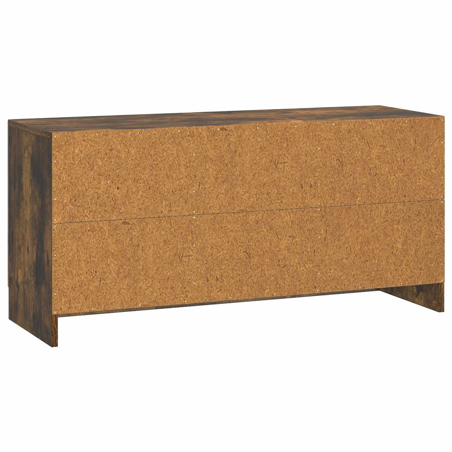 TV-kast Gerookt eiken 99 x 34,5 x 47 cm Bewerkt hout