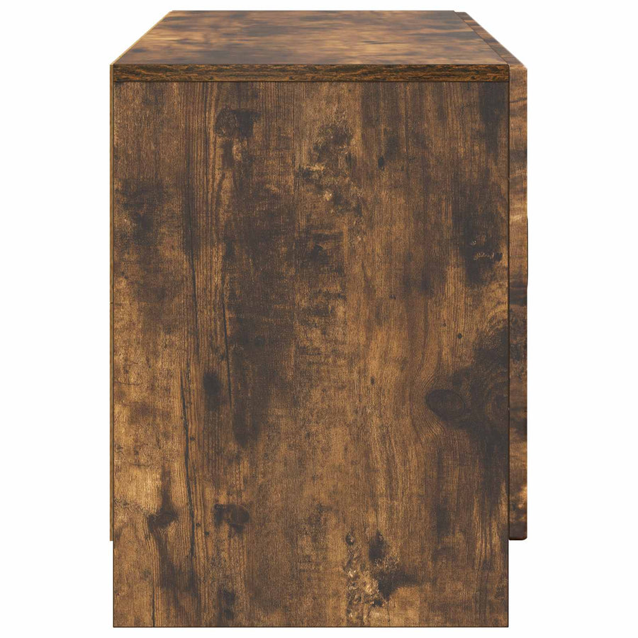 TV-kast Gerookt eiken 99 x 34,5 x 47 cm Bewerkt hout