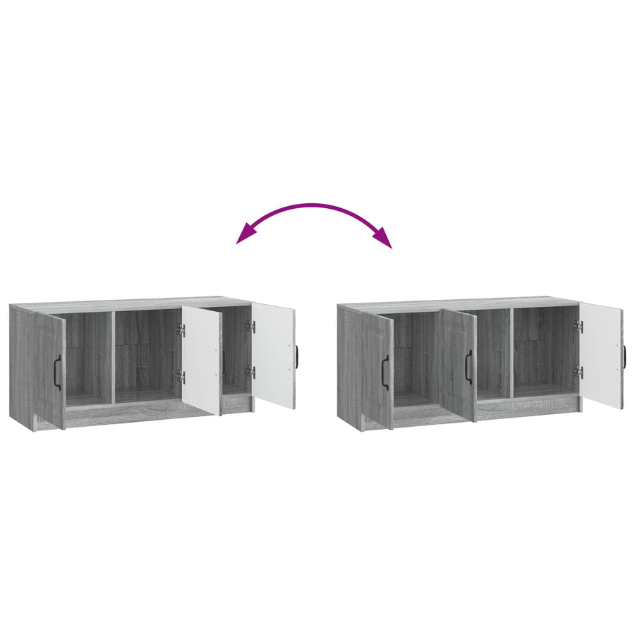 TV-kast Grijs sonoma 99 x 34,5 x 47 cm Bewerkt hout