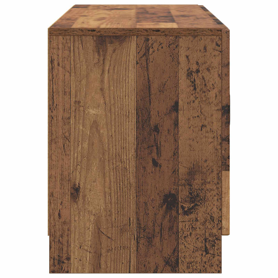 TV-kast Oud hout 99 x 34,5 x 47 cm Bewerkt hout