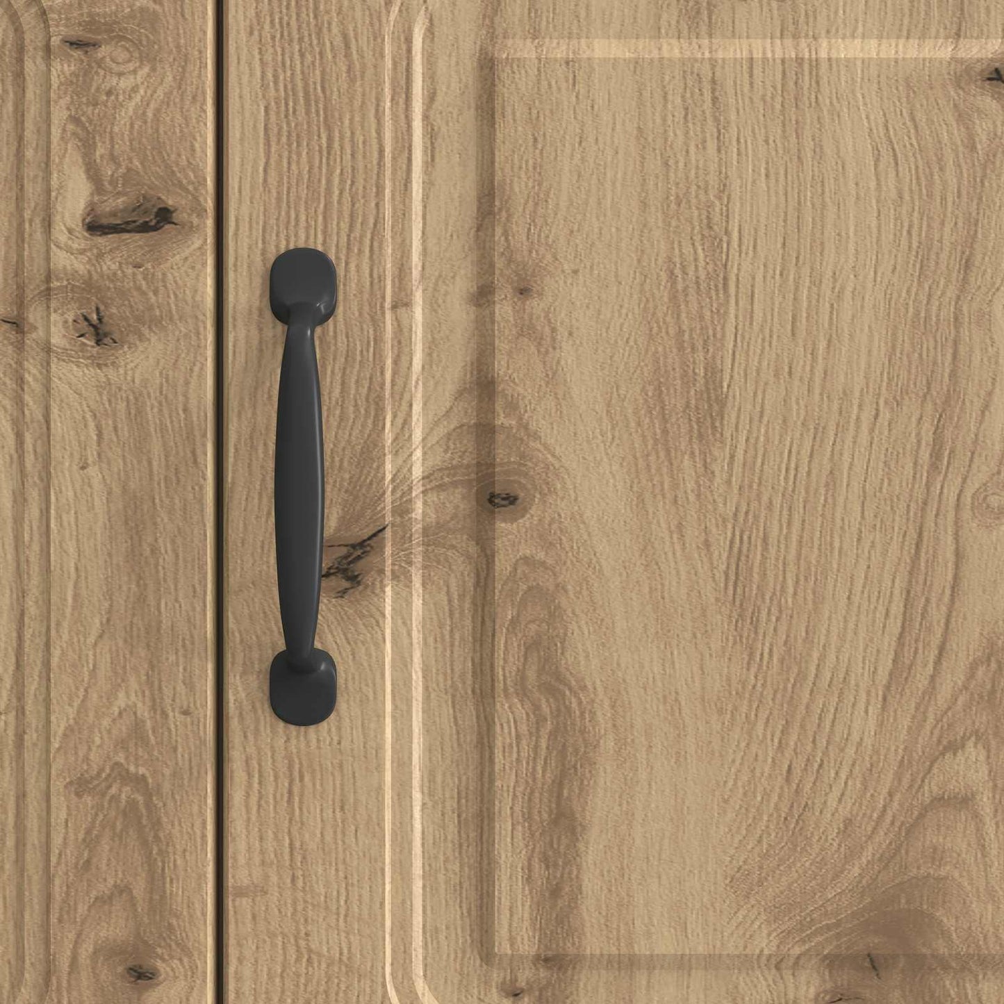 TV-kast Artisanaal eiken 99 x 34,5 x 47 cm Bewerkt hout