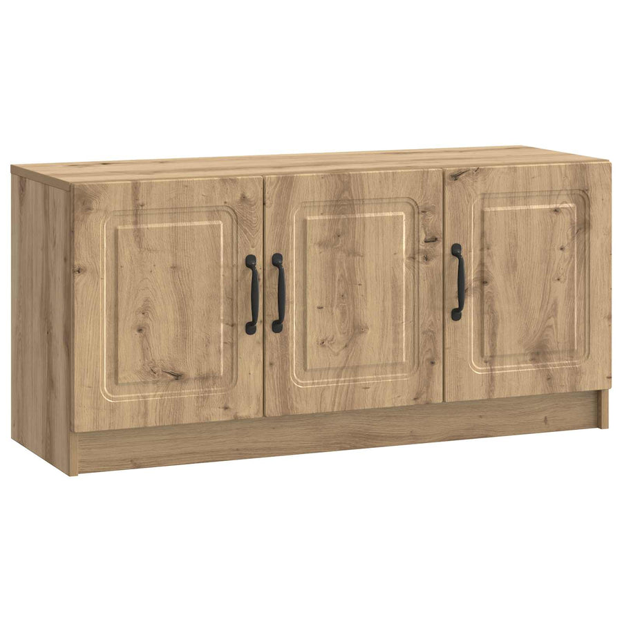 TV-kast Artisanaal eiken 99 x 34,5 x 47 cm Bewerkt hout