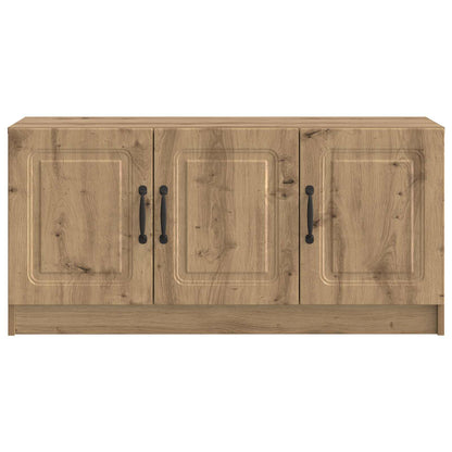 TV-kast Artisanaal eiken 99 x 34,5 x 47 cm Bewerkt hout