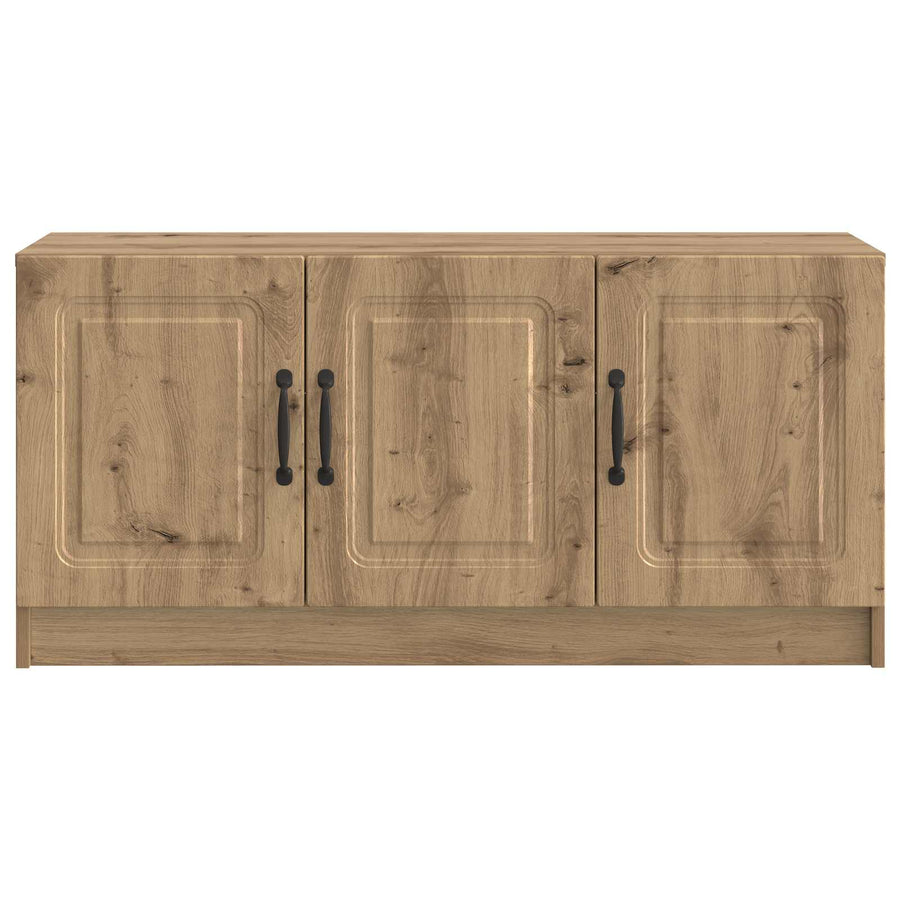 TV-kast Artisanaal eiken 99 x 34,5 x 47 cm Bewerkt hout