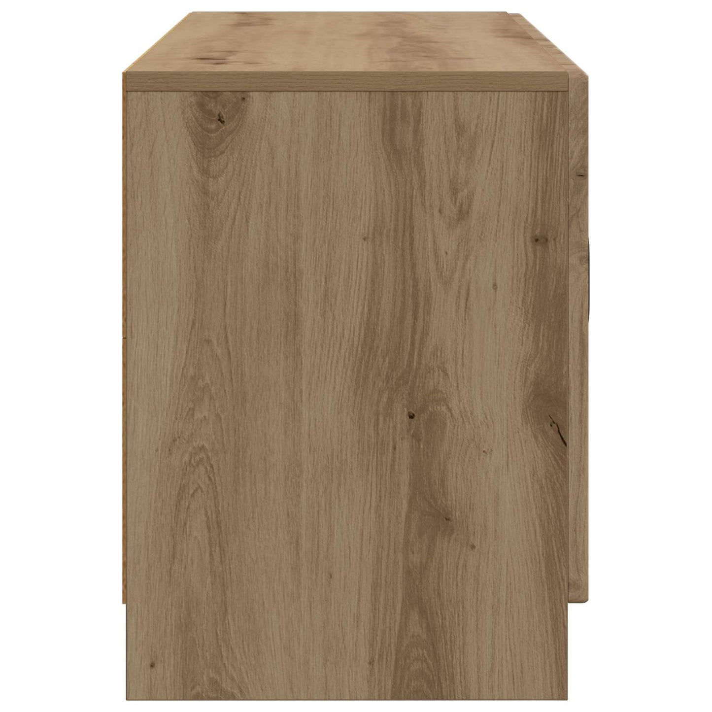 TV-kast Artisanaal eiken 99 x 34,5 x 47 cm Bewerkt hout