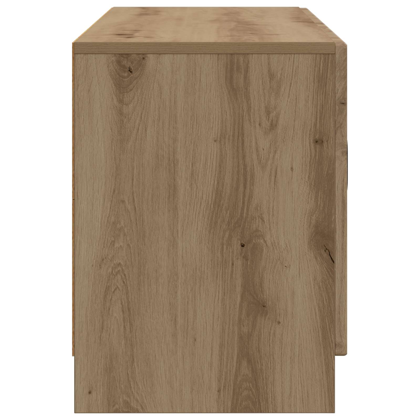 TV-kast Artisanaal eiken 99 x 34,5 x 47 cm Bewerkt hout