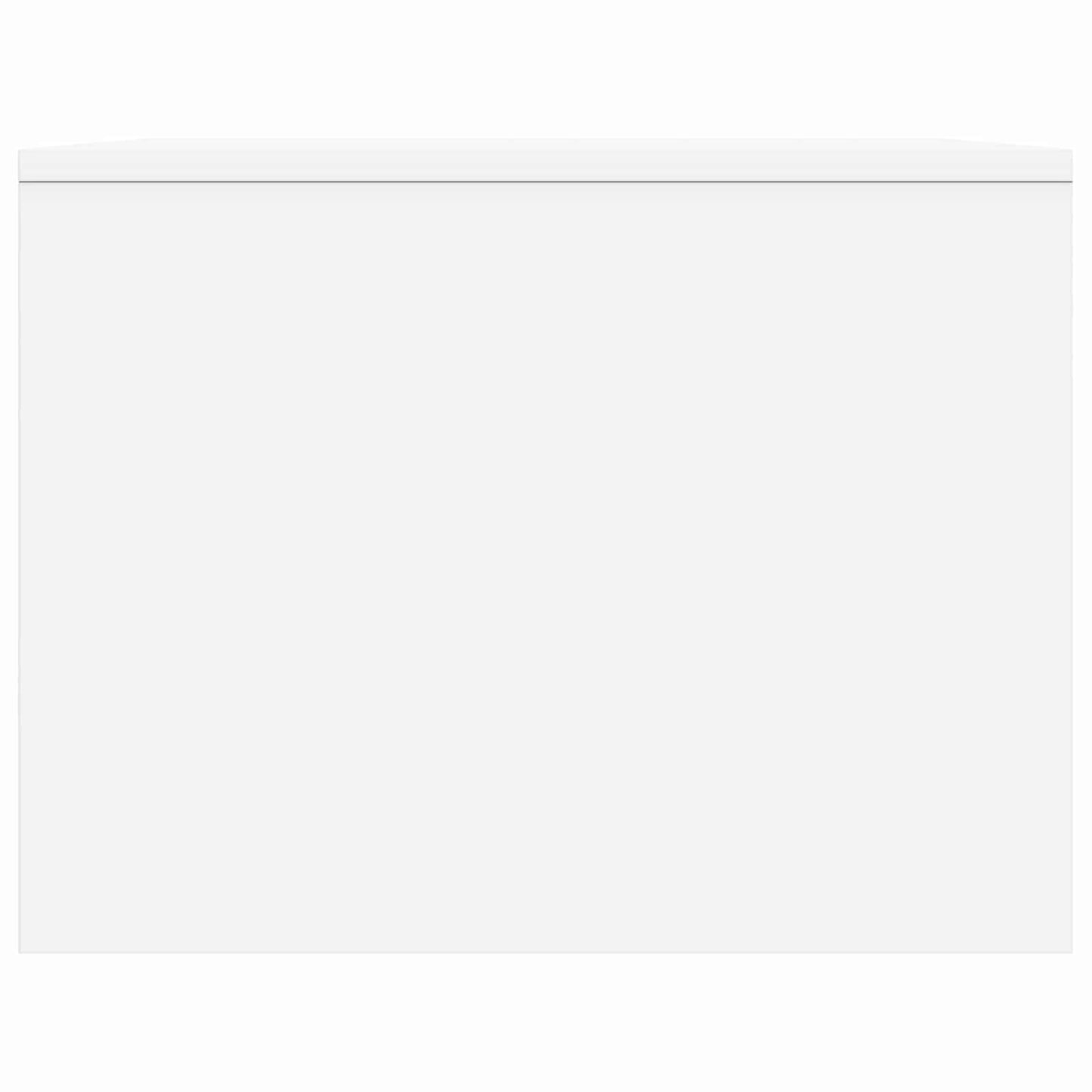 Salontafel Wit 90 x 50 x 37 cm Bewerkt hout